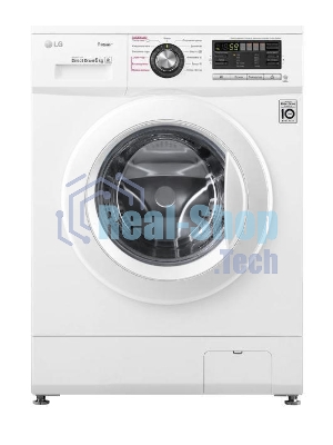 Стиральная машина LG F1296NDS0 белый, загрузка фронтальная 6 кг, 1200 об/мин., класс: А