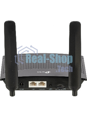 Роутер беспроводной TP-Link TL-MR100 N300 10/100BASE-TX/4G(3G) cat.4 черный