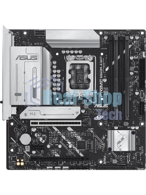 Материнская плата ASUS PRIME B860M-A WIFI, LGA 1851, Intel B860, 4xDDR5, 4xSATA, 2xM.2, 1xPCIe 5.0 x16, 1xPCIe 4.0 x16, 1xPCIe 4.0 x1, 2xDP, 1xHDMI, 1x 2.5Gb LAN, 1xUSB-C 20Gbps, 1xUSB-A 10Gbps, 2xUSB-A 5Gbps, 4xUSB-A 2.0, 3x3.5 мм, 7.1, micro-ATX.
