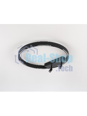 Потолочный светодиодный светильник Ambrella light FL5808/1+2 BK черный 40W 3000K/4200K/6400K D600*95 (без ПДУ)