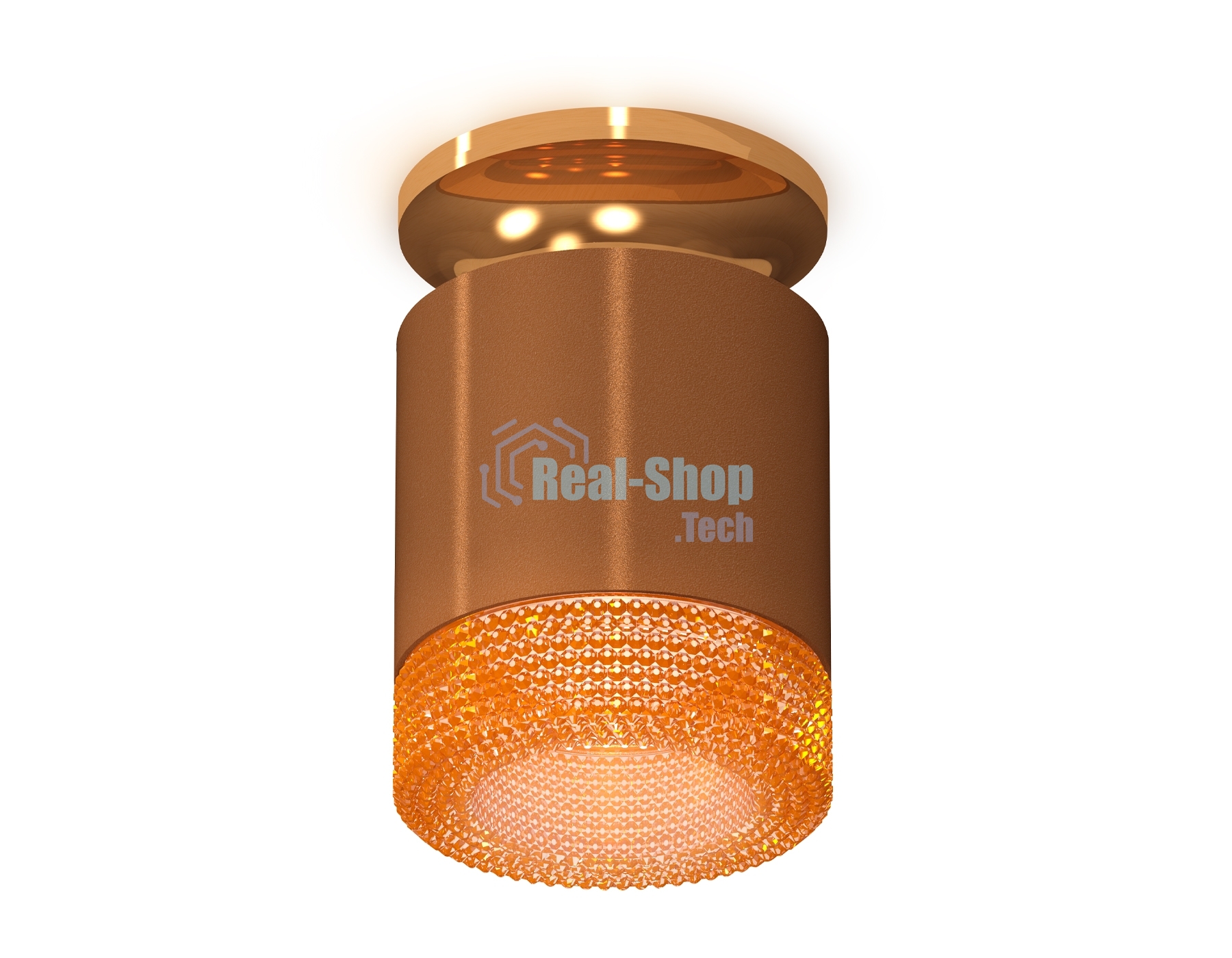 Светильник Ambrella Light XS7404122 SCF/PYG/CF кофе песок/золото желтое полированное/кофе MR16 GU5.3 (N7929, C7404, N7195)