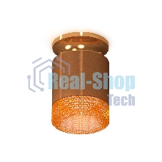 Светильник Ambrella Light XS7404122 SCF/PYG/CF кофе песок/золото желтое полированное/кофе MR16 GU5.3 (N7929, C7404, N7195)