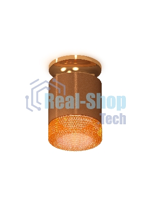 Светильник Ambrella Light XS7404122 SCF/PYG/CF кофе песок/золото желтое полированное/кофе MR16 GU5.3 (N7929, C7404, N7195)