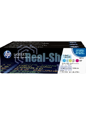 Картридж лазерный комплект HP CF373AM голубой/пурпурный/желтый для CLJ CP1215/1515 3 х 1400 стр.
