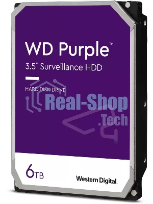 Жесткий диск Western Digital 6Tb SATA-IIISurveillance Purple (5400rpm) 256Mb 3.5