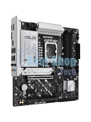 Материнская плата ASUS PRIME B860M-A WIFI, LGA 1851, Intel B860, 4xDDR5, 4xSATA, 2xM.2, 1xPCIe 5.0 x16, 1xPCIe 4.0 x16, 1xPCIe 4.0 x1, 2xDP, 1xHDMI, 1x 2.5Gb LAN, 1xUSB-C 20Gbps, 1xUSB-A 10Gbps, 2xUSB-A 5Gbps, 4xUSB-A 2.0, 3x3.5 мм, 7.1, micro-ATX.