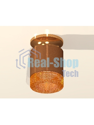 Светильник Ambrella Light XS7404122 SCF/PYG/CF кофе песок/золото желтое полированное/кофе MR16 GU5.3 (N7929, C7404, N7195)