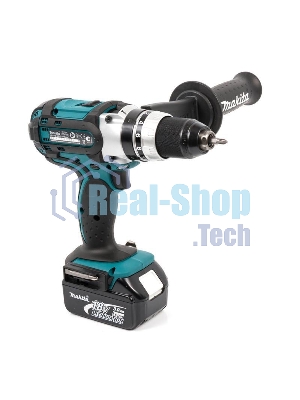 Дрель Makita DHP451RFE Дрель ак(уд), 18В,2х3Ач Li-ion,БЗП-13мм,0-300\0-600\0-1700об\м,80\40Нм,2.2кг,чем,подсветка