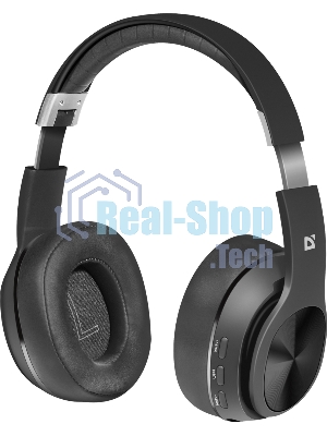 Беспроводные/проводные наушники Defender FreeMotion B540 черный, накладные, Bluetooth + проводной, до 10 ч
