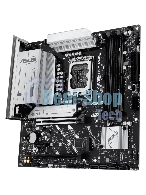 Материнская плата ASUS PRIME B860M-A WIFI, LGA 1851, Intel B860, 4xDDR5, 4xSATA, 2xM.2, 1xPCIe 5.0 x16, 1xPCIe 4.0 x16, 1xPCIe 4.0 x1, 2xDP, 1xHDMI, 1x 2.5Gb LAN, 1xUSB-C 20Gbps, 1xUSB-A 10Gbps, 2xUSB-A 5Gbps, 4xUSB-A 2.0, 3x3.5 мм, 7.1, micro-ATX.