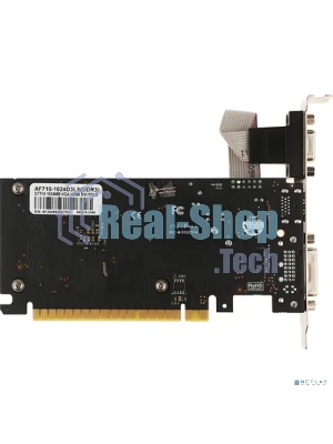 Видеокарта AFOX AF710-1024D3L5 GT710 1Gb DDR3 64BIT DVI HDMI VGA LP HEATSINK RTL