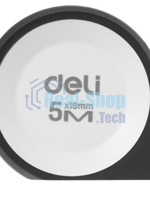 Рулетка Deli Home Series белый H8005A 5м х 19мм, эксклюзивный дизайн