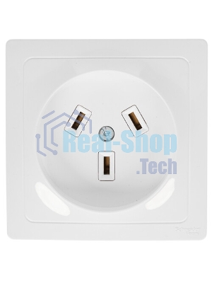 Systeme Electric Blanca внутр Бел Розетка силовая 2Р+N, 32А, 250В