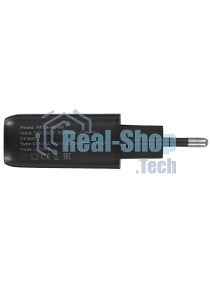 Зарядное устройство Cablexpert MP3A-PC-60 20Вт GaN, 3А, QC4.0/PD, 1xType-C, черный, пакет