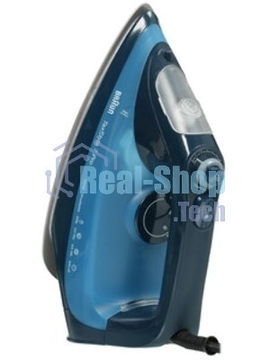 Утюг Braun SI7160BL синий, 3000 Вт, 50 г/мин, 220 г/мин, 300 мл