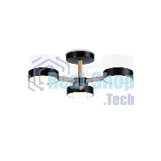 Светильник Ambrella light FL4823/3 BK черный 3000K-6400K 40W D580*160 (ПДУ ИК)