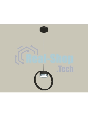 Светильник Ambrella light XB9102102 SBK/PPH черный песок/графит полированный GX53 (C9102, N8133)
