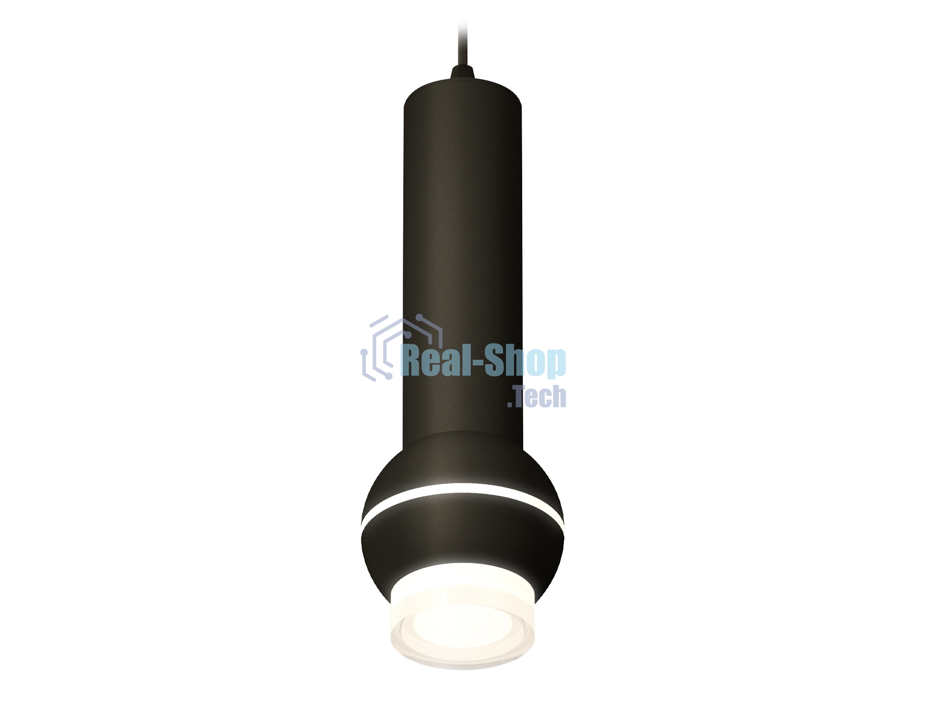 Светильник Ambrella XP1102010 SBK/FR/CL черный песок/белый матовый/прозрачный MR16 GU5.3 LED 3W 4200K