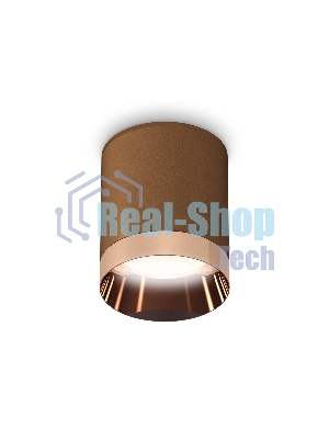 Светильник Ambrella Light XS6304012 SCF/PPG кофе песок/золото розовое полированное MR16 GU5.3 (C6304, N6135)