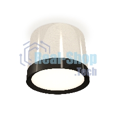 Светильник Ambrella Light XS8120001 PSL/PBK серебро полированное/черный полированный GX53 (C8120, N8113)