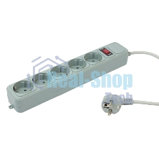 Сетевой фильтр PC Pet AP01006-5-GR 5 м, 5 розеток, серый