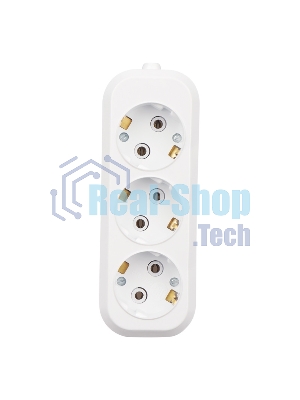 Колодка Rexant 3 гнезда с заземлением 11-8704