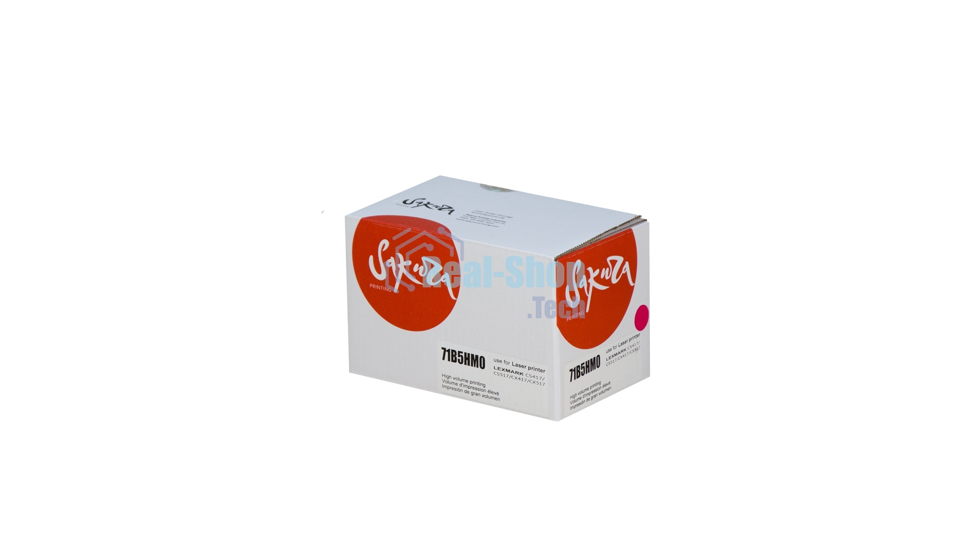 Картридж Sakura 71B5HM0 для Lexmark CS417dn/ CS517de/ CX417de/ CX517de, пурпурный, 3500 к.