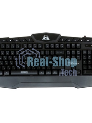 Комплект клавиатура+мышь Qumo Wartime проводной, USB, 3200 DPI, чёрный