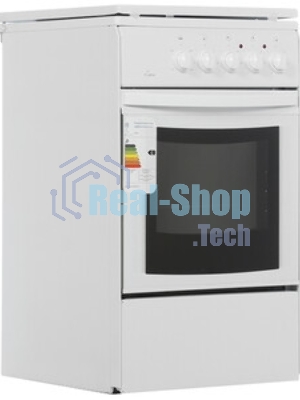 Плита электрическая Flama AE 1409 W белый, конфорок 4 электрических, духовка 50 л, 50 см x 85 см x 60 см