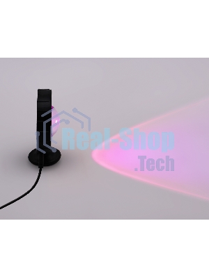 Атмосферная светодиодная настольная лампа Ambrella light DE8383 BK черный LED RGB 3W (ПДУ RGB)
