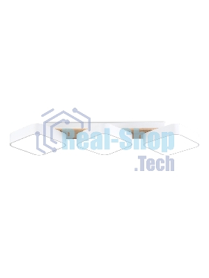 Светильник Ambrella light FL4877/3 WH/WD белый/дерево 54W 3000-6000K 680*200*70 (без ПДУ)