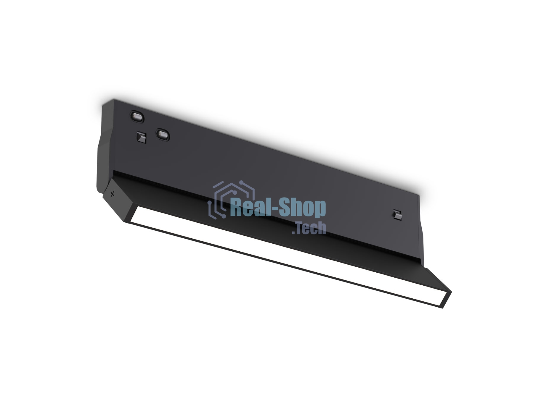 Трековый светильник GL2350 BK черный IP20 10W 3CCT 3000/4200/6400K 48V 200*10*73
