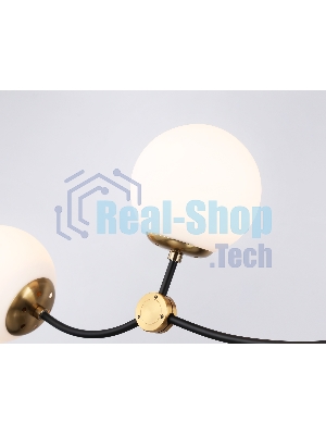 Светитльник Ambrella Light TR2568/3 BK/SB черный/бронза E27/3 max 60W 1130*150*540