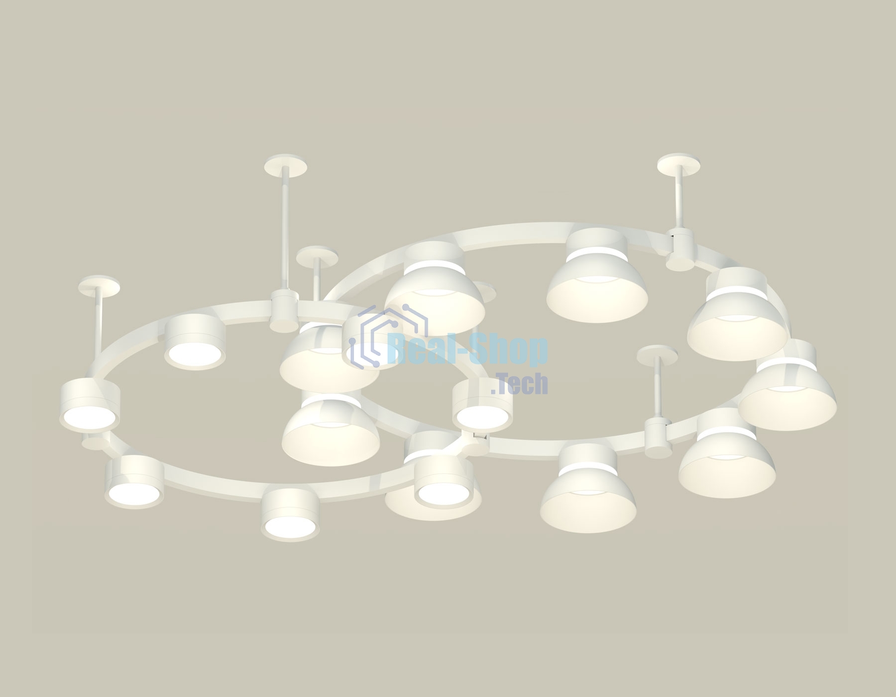 Светильник Ambrella light XR92211101/16 SWH/FR белый песок/белый матовый GX53 (A9221, A9226, C9241, C9236, N8140, N8112)