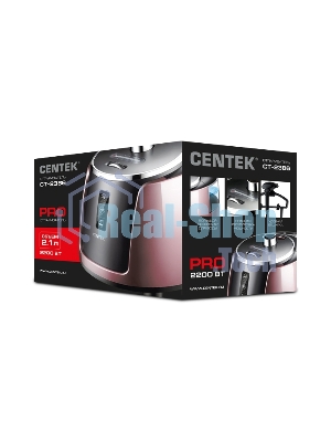 Отпариватель Centek CT-2386 розовый, 2200 Вт, 40 г/мин, 2100 мл