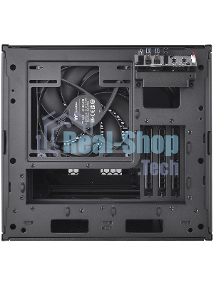 Компьютерный корпус Thermaltake The Tower 200 черный без БП miniITX 11x120мм 5x140мм 2xUSB 3.0 audio bott PSU