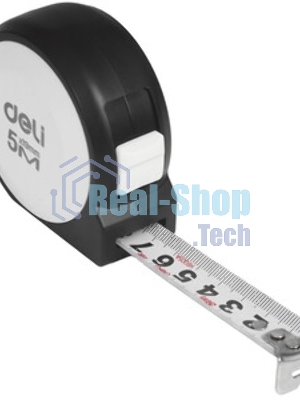 Рулетка Deli Home Series белый H8005A 5м х 19мм, эксклюзивный дизайн