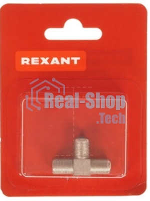 Переходник антенный Rexant, (гнездо F - гнездо F), бочка, (1 шт.)