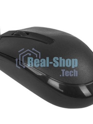 Мышь проводная Perfeo PROFIL черный, 1600 dpi, USB, кнопки - 4