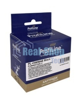 Картридж струйный ProfiLine PL-C6656A для принтеров HP DJ 450/2400/5550/7150/7350/7550/PSC/1110/OJ 4105/Fax 1240 Black пигмент
