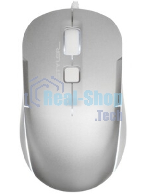 Мышь проводная A4Tech Fstyler FM26 бежевый/коричневый, 1600 dpi, USB, кнопки - 4