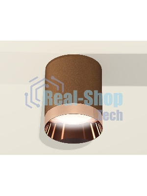 Светильник Ambrella Light XS6304012 SCF/PPG кофе песок/золото розовое полированное MR16 GU5.3 (C6304, N6135)