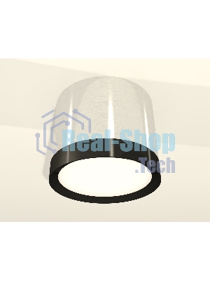 Светильник Ambrella Light XS8120001 PSL/PBK серебро полированное/черный полированный GX53 (C8120, N8113)