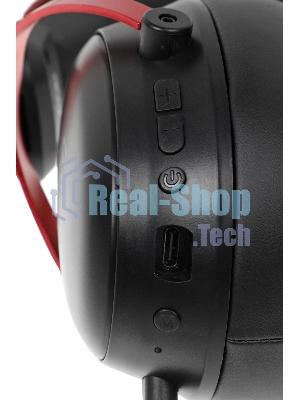 Гарнитура Acer OHR401 чёрный, беспроводная + проводная, USB/Bluetooth/mini jack 3.5 мм, до 55 ч, подсветка