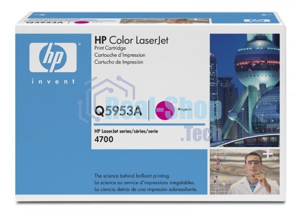 Картридж лазерный HP Q5953A пурпурный для Color LaserJet 4700 10000 стр.
