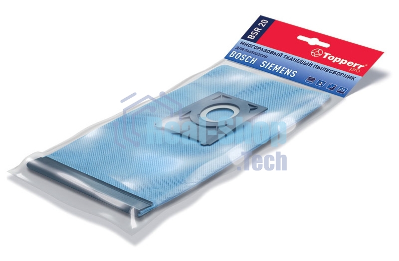 Пылесборник многоразовый 1493 BSR20 Topperr для пылесоса BOSCH 1 шт. в уп.