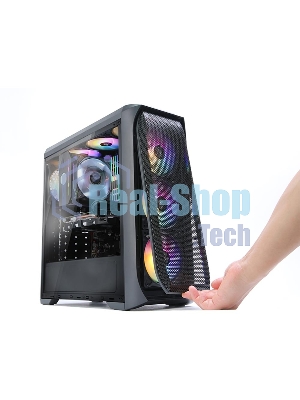 Компьютерный корпус ZALMAN N5 MF, ATX, черный, WINDOW, 1x5.25