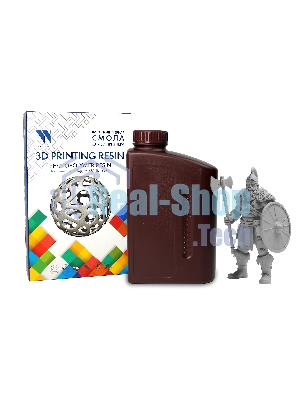 Фотополимерная смола NVPrint Plant-Based Resin Grey для 3D печати 1 кг (бут)