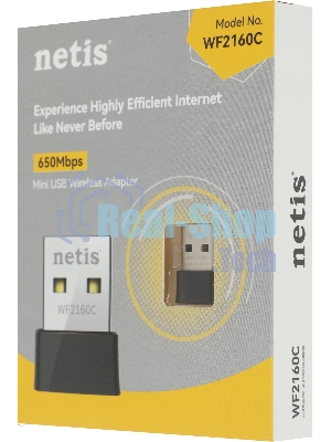 Адаптер Wi-Fi 200MBPS USB DUAL BAND WF2160C NETIS