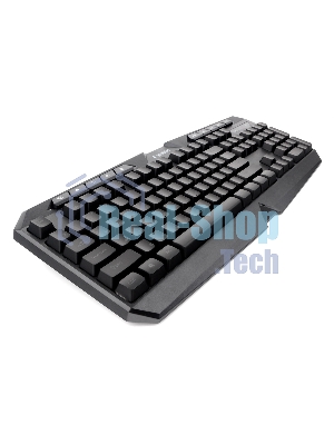 Клавиатура с подсветкой Gembird KB-G420L, USB, черный, 114 кл., м/медиа, Rainbow, кабель 1.5м